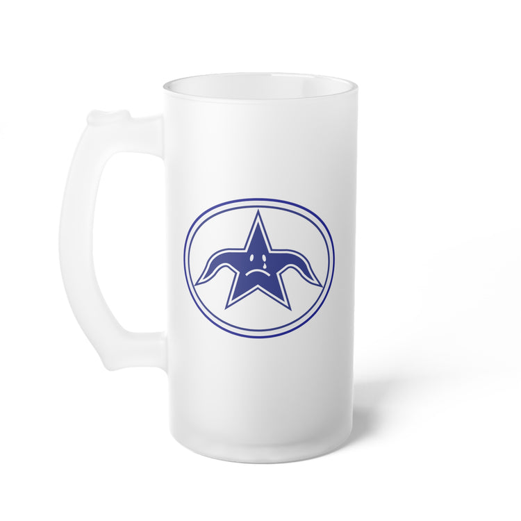 Frosted Glass Sadboys Beer Mug