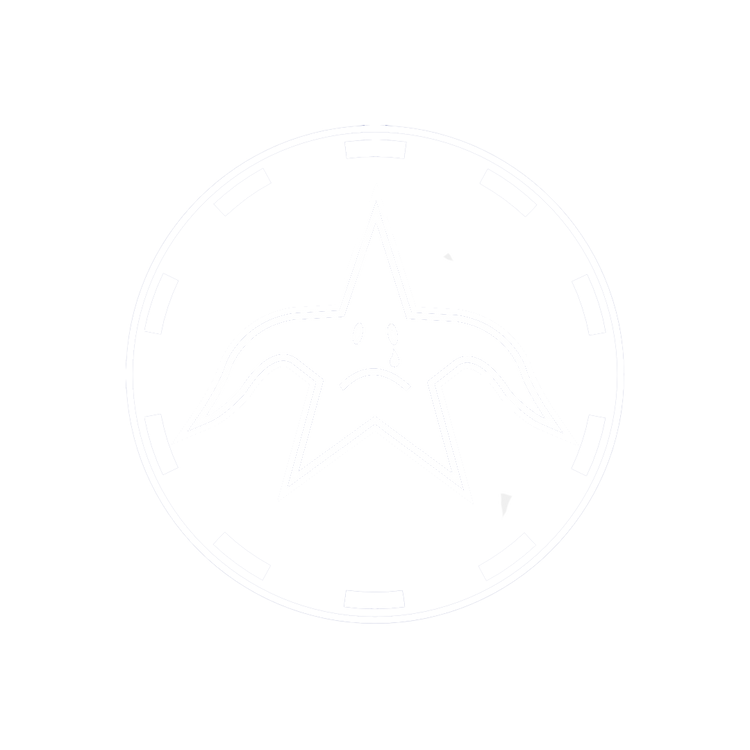 Cowboy Hater crying star badge